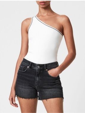 ALL SAINTS Freyla One Shoulder Bodysuit